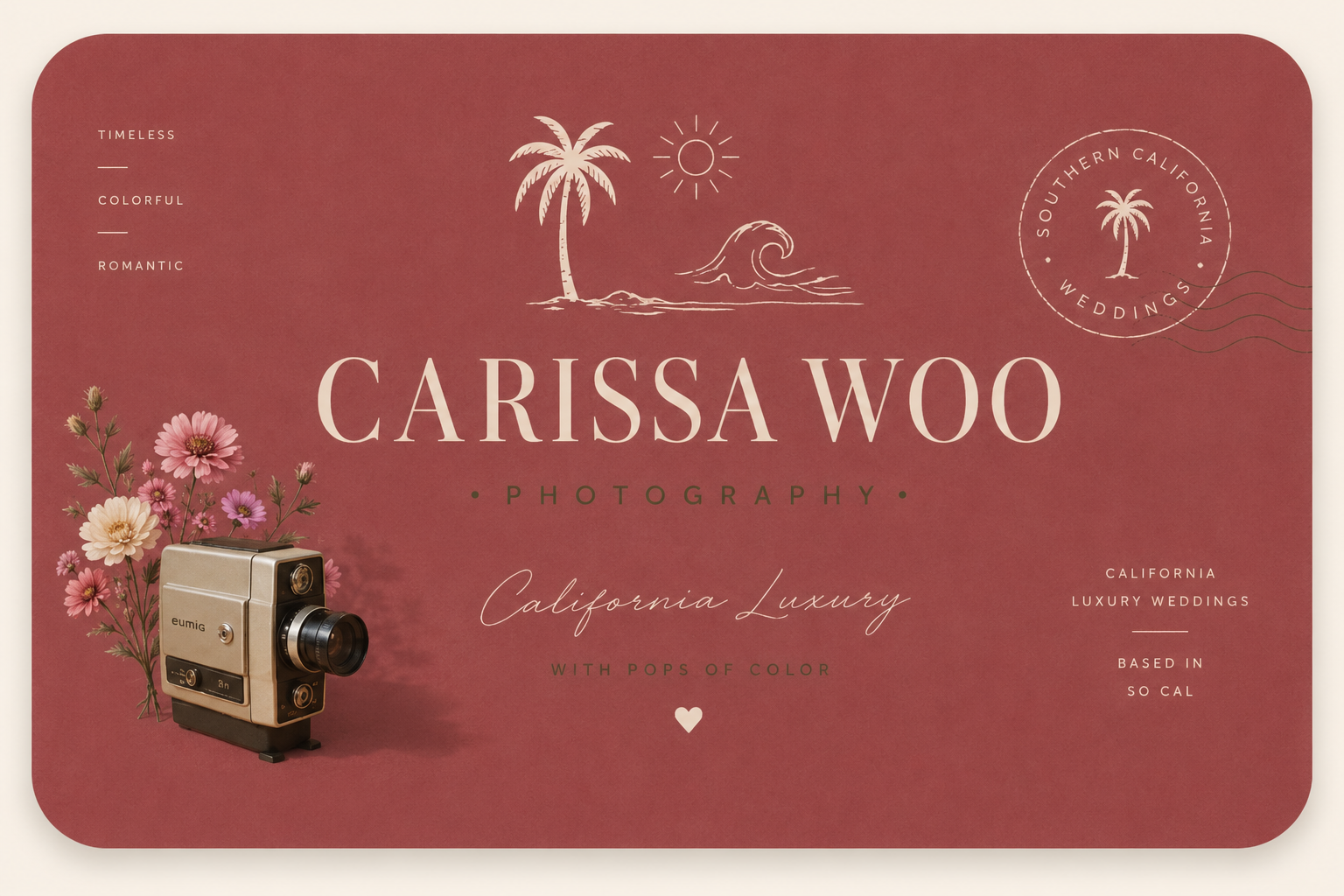 Carissa Woo Photography — California Luxury Weddings with pops of color
